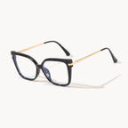 Angular Square Glasses-Frames-Yiyae-Black-Yiyae