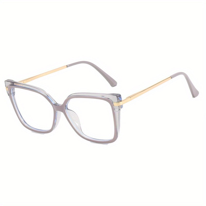 Angular Square Glasses-Frames-Yiyae-Gray-Yiyae