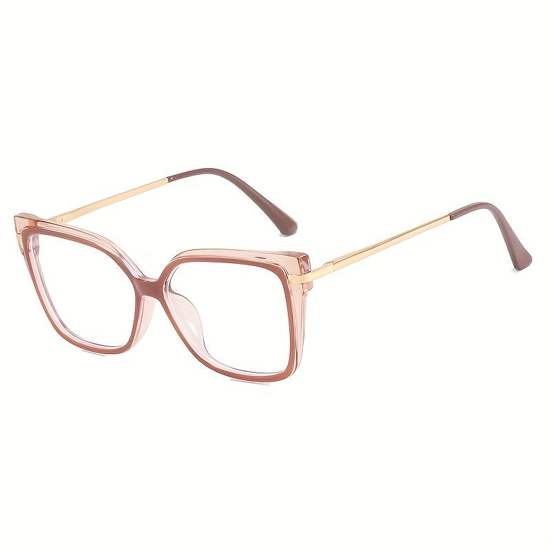 Angular Square Glasses-Frames-Yiyae-Tea Tea-Yiyae