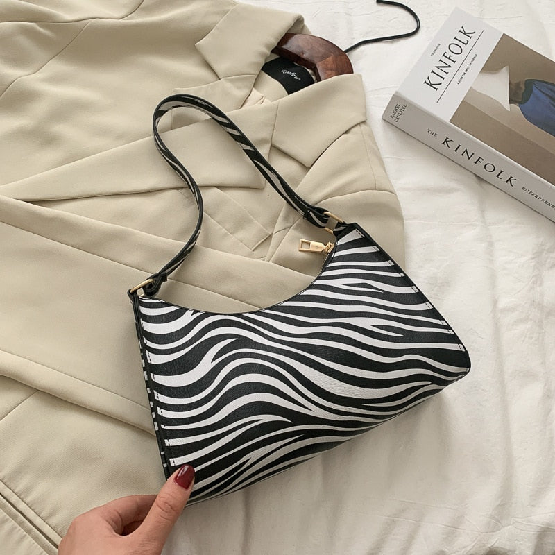Animal Print Shoulder Bag-Bags-Yiyae-Yiyae