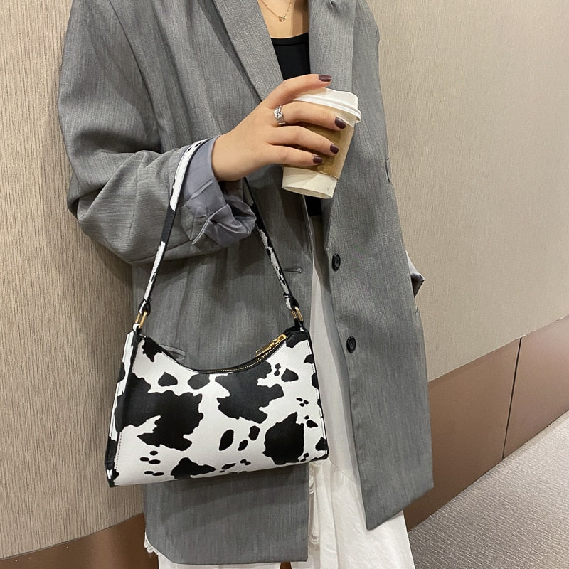 Animal Print Shoulder Bag-Bags-Yiyae-Yiyae