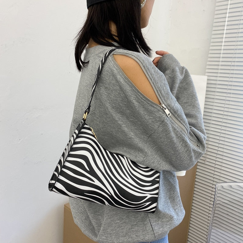 Animal Print Shoulder Bag-Bags-Yiyae-Yiyae