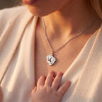 Baby Feet Name Necklace-Necklaces-Yiyae-Yiyae