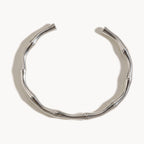 Bamboo Cuff Bracelet-Bracelets-Yiyae-Silver-Yiyae