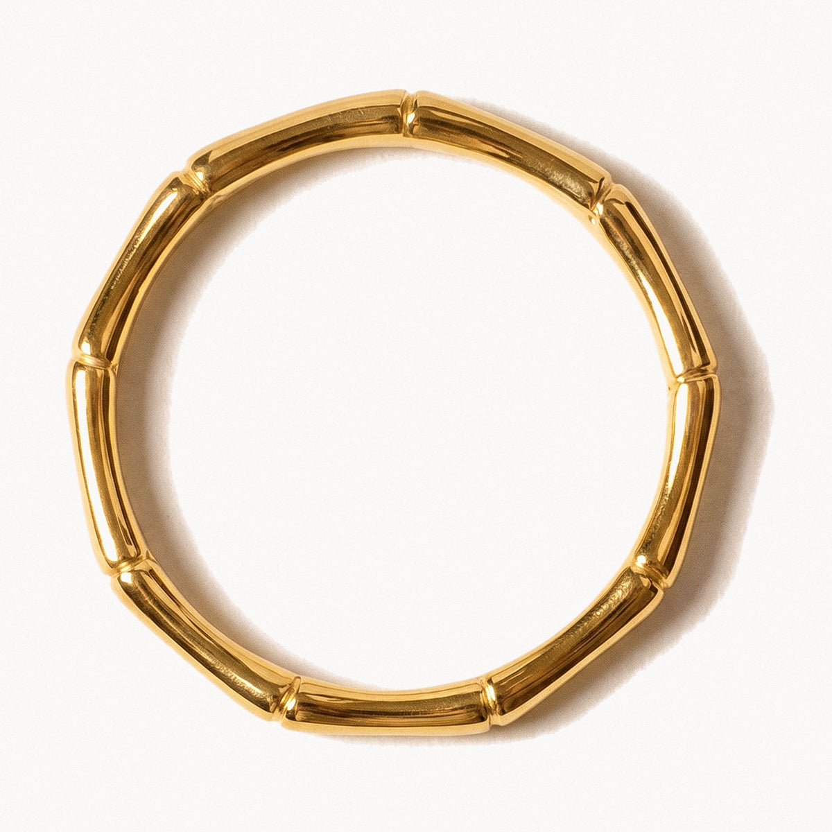 Bamboo Stacking Ring-Rings-Yiyae-Gold-7-Yiyae