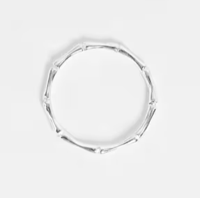 Bamboo Stacking Ring-Rings-Yiyae-Silver-7-Yiyae