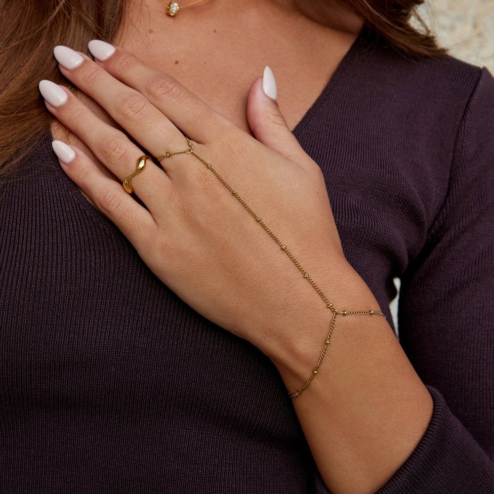Beaded Hand Chain