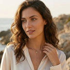 Beaded Lariat Necklace-Necklaces-Yiyae-Yiyae