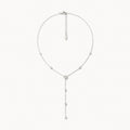 Beaded Lariat Necklace-Necklaces-Yiyae-Silver-Yiyae