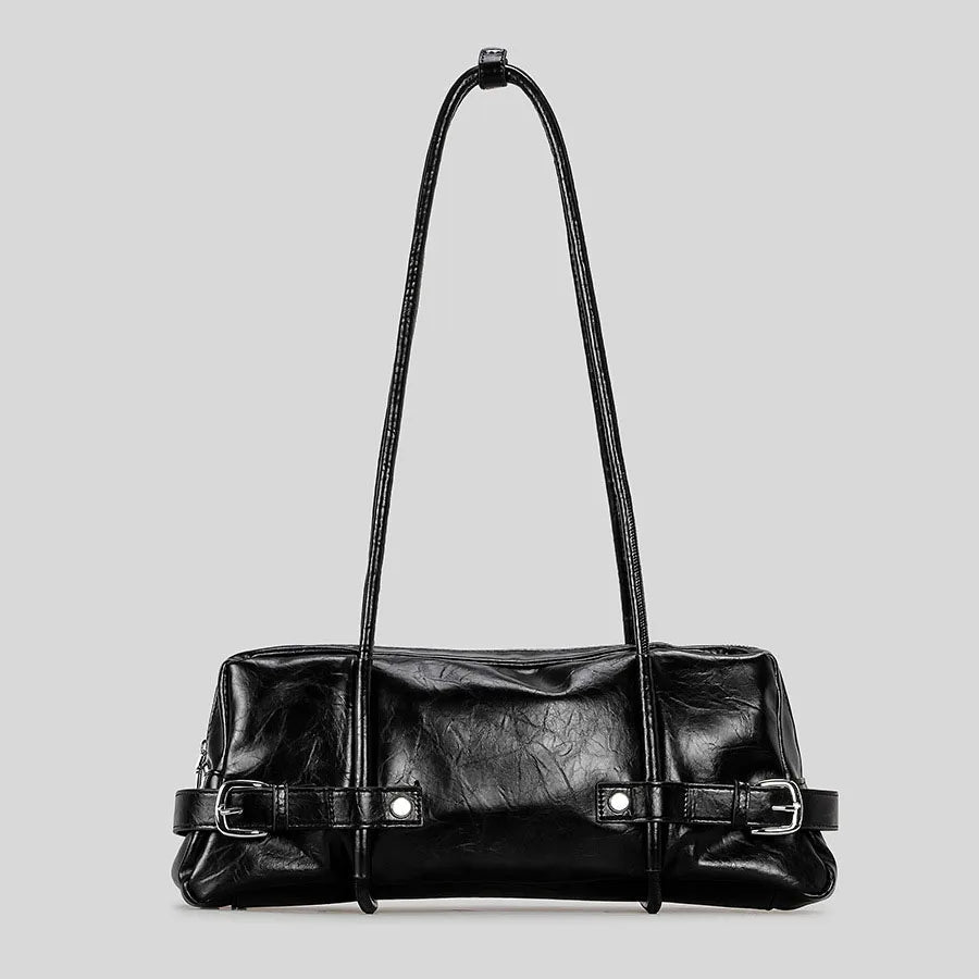 Belt Detail Shoulder Bag-Bags-Yiyae-Yiyae