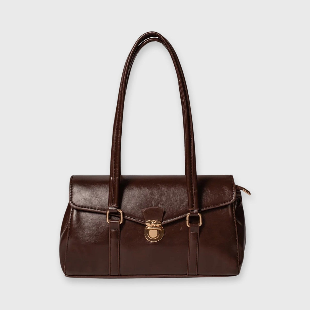 Buckle Detail Satchel-Bags-Yiyae-Yiyae
