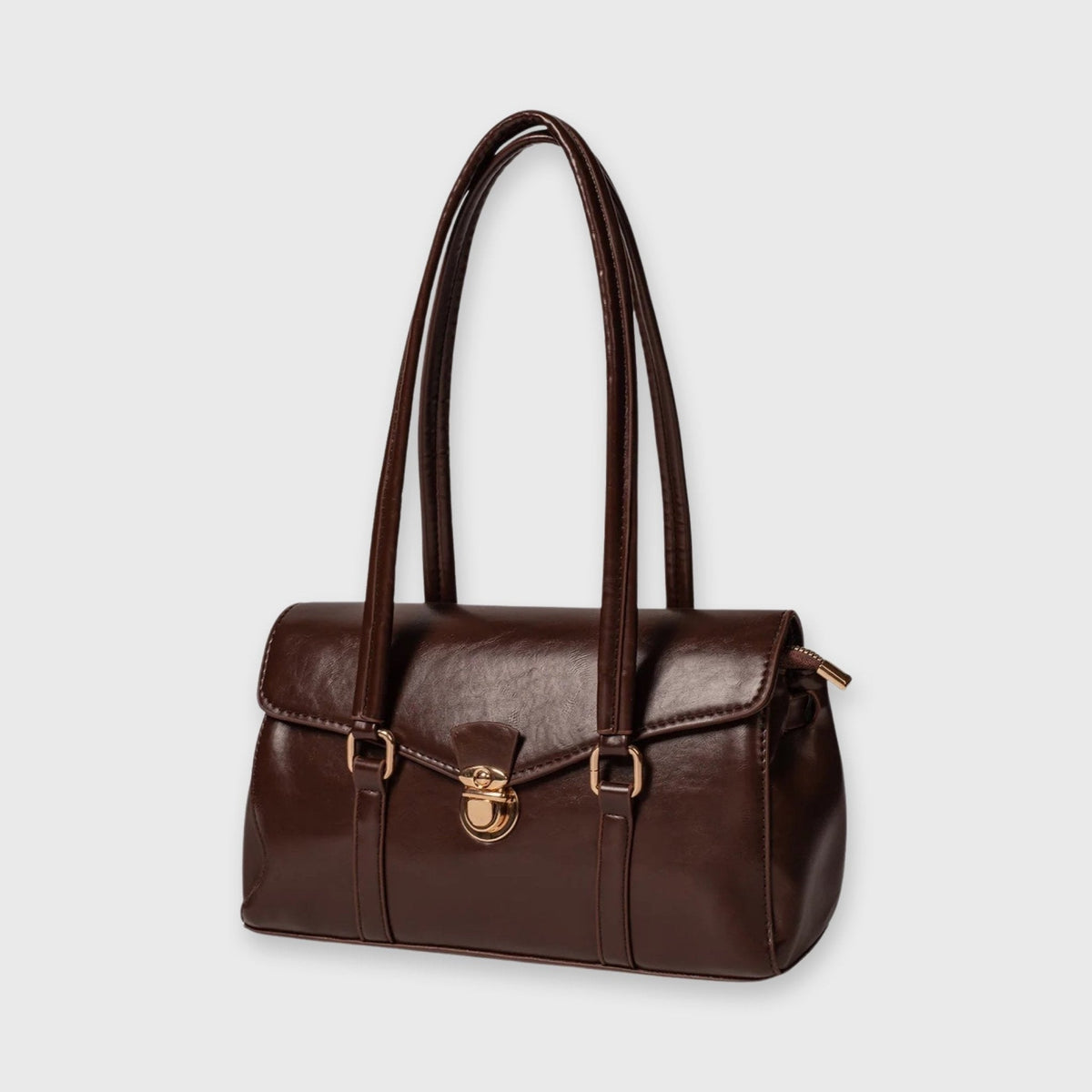 Buckle Detail Satchel-Bags-Yiyae-Yiyae