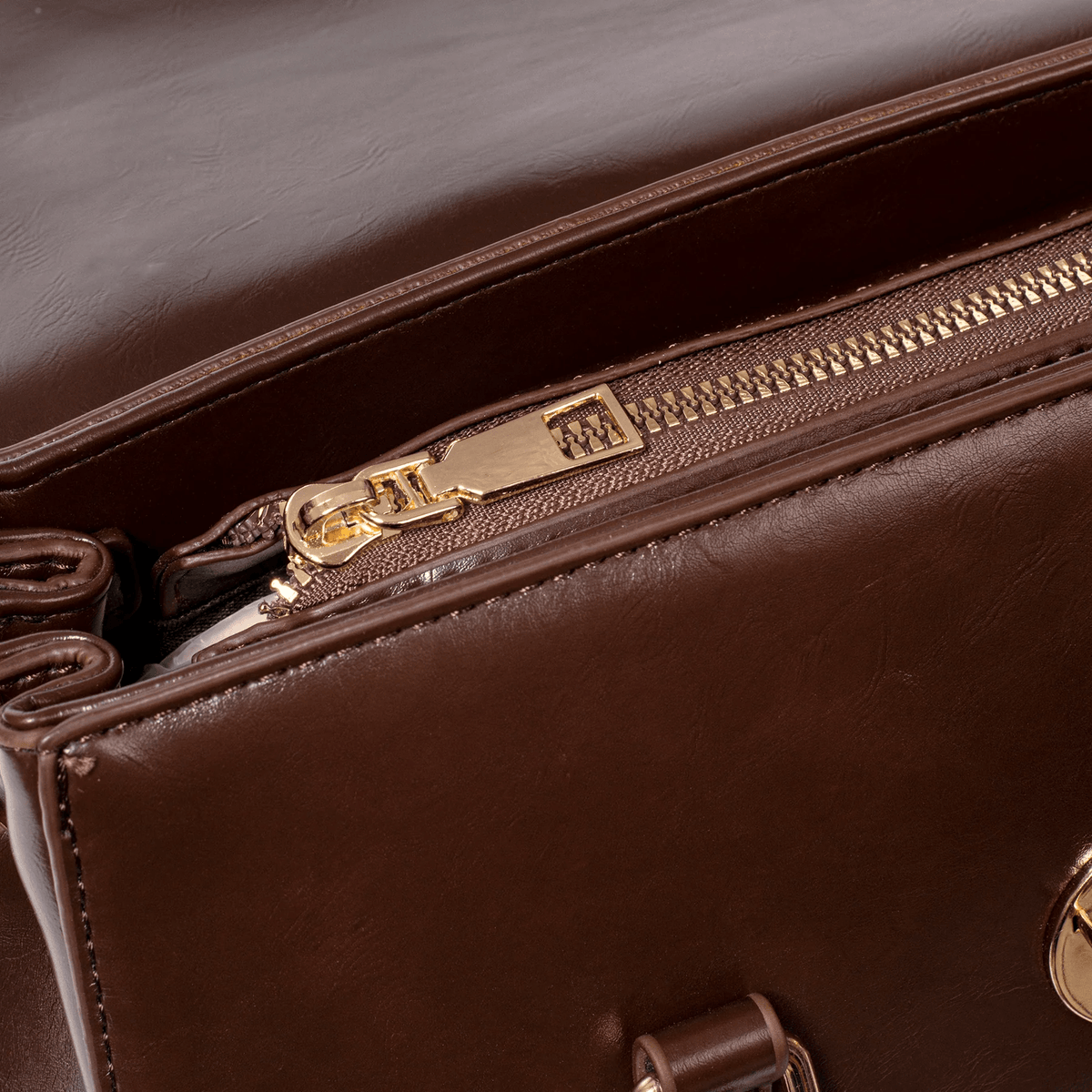 Buckle Detail Satchel-Bags-Yiyae-Yiyae