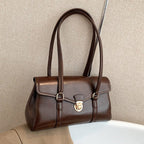 Buckle Detail Satchel-Bags-Yiyae-Yiyae
