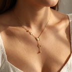 Butterfly Lariat Necklace-Necklaces-Yiyae-Yiyae