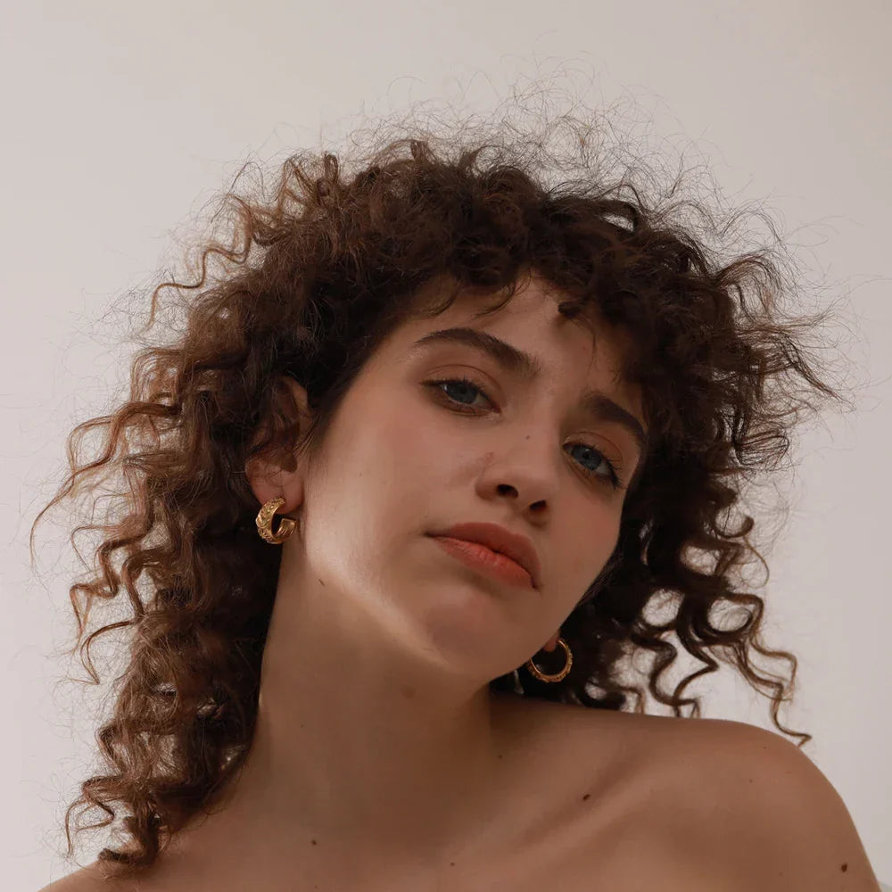 Celestial Hoop Earrings-Earrings-Yiyae-Yiyae