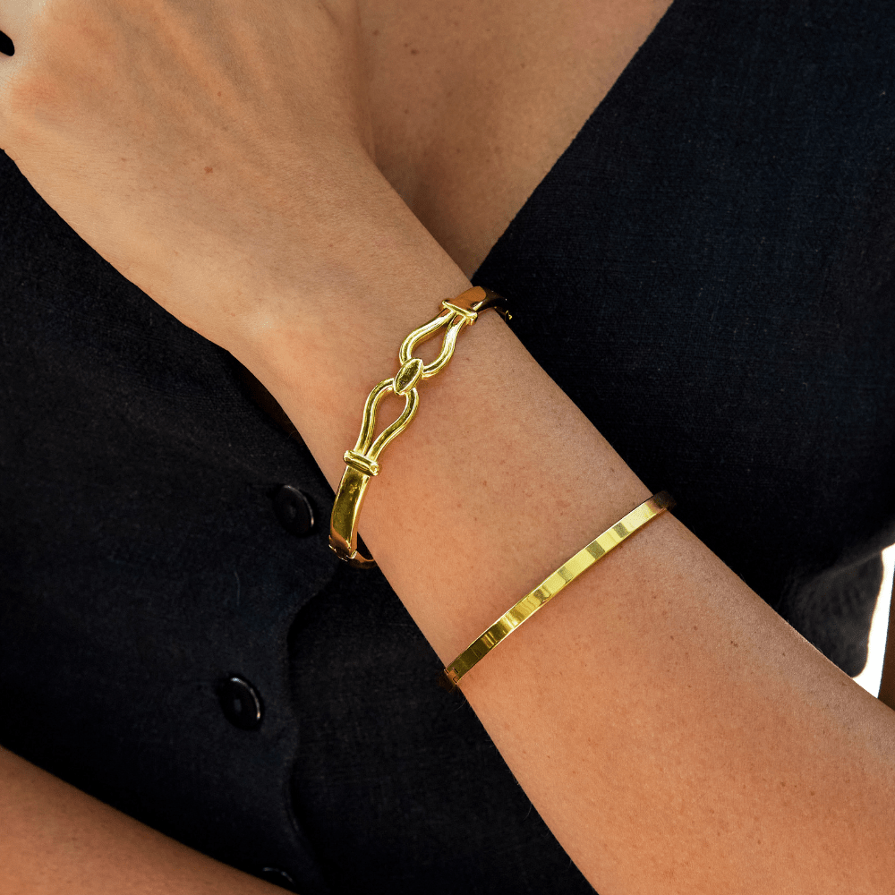 Chain Link Bangle-Bracelets-Yiyae-Yiyae