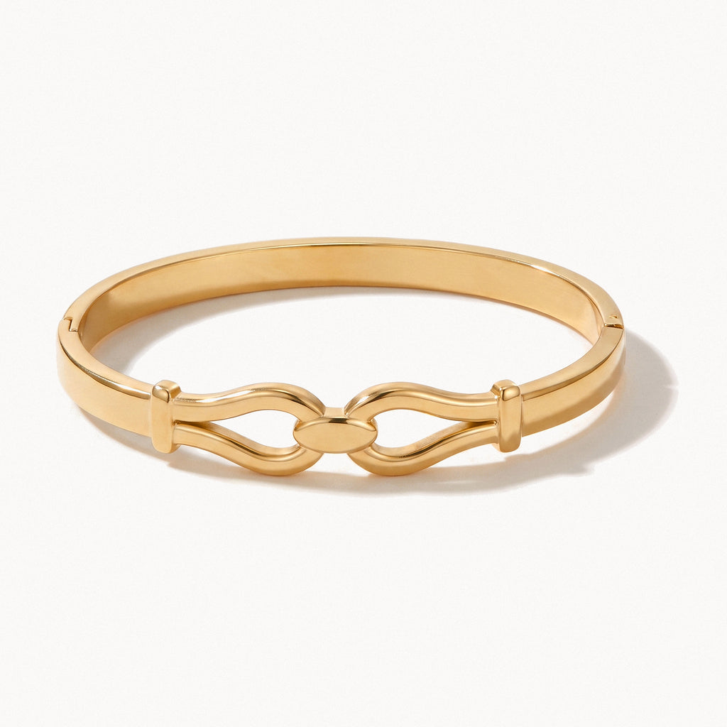 Chain Link Bangle-Bracelets-Yiyae-Gold-Yiyae