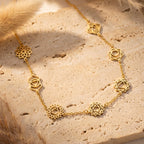 Chakra Station Necklace-Necklaces-Yiyae-Yiyae