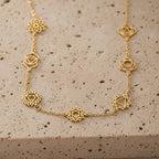 Chakra Station Necklace-Necklaces-Yiyae-Yiyae