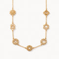 Chakra Station Necklace-Necklaces-Yiyae-Gold-Yiyae