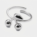 Cherry Open Ring-Rings-Yiyae-Silver-Yiyae