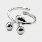 Cherry Open Ring-Rings-Yiyae-Silver-Yiyae