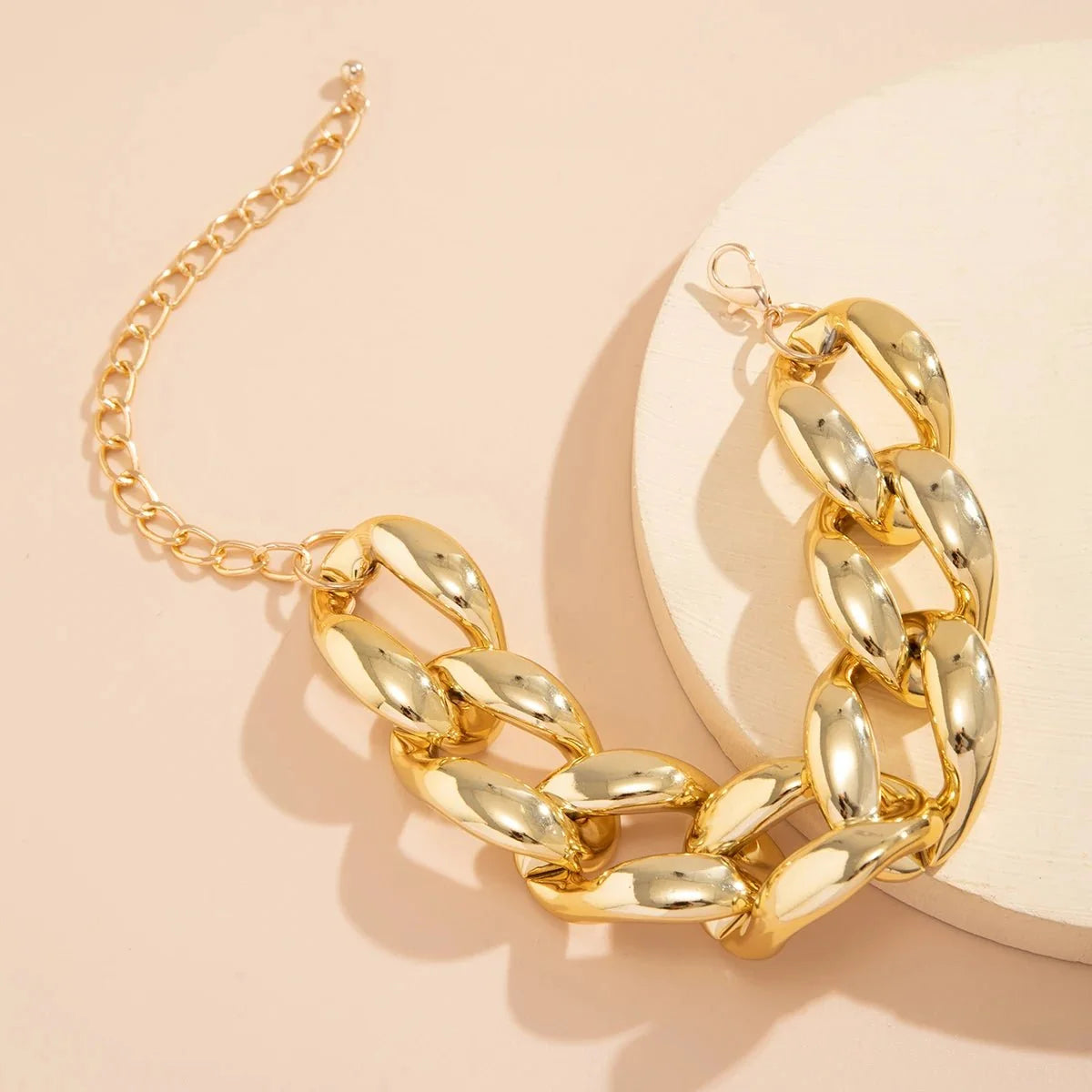 Chunky Cuban Link Choker-Necklaces-Yiyae-Yiyae