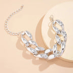 Chunky Cuban Link Choker-Necklaces-Yiyae-Yiyae