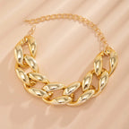 Chunky Cuban Link Choker-Necklaces-Yiyae-Yiyae