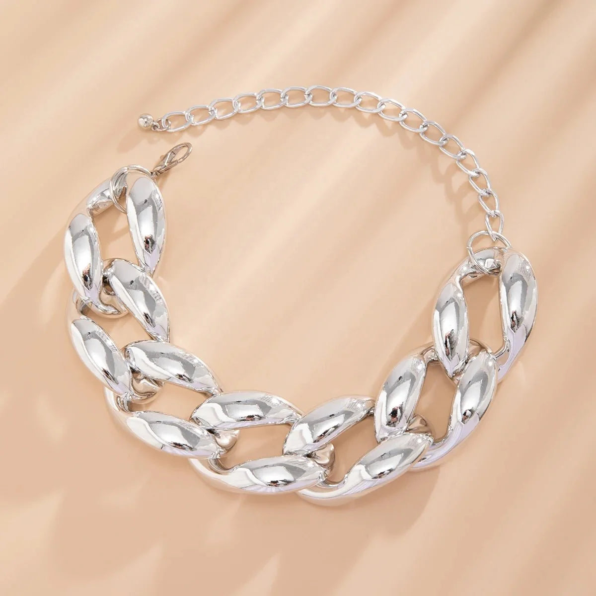 Chunky Cuban Link Choker-Necklaces-Yiyae-Yiyae
