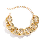 Chunky Cuban Link Choker-Necklaces-Yiyae-Yiyae
