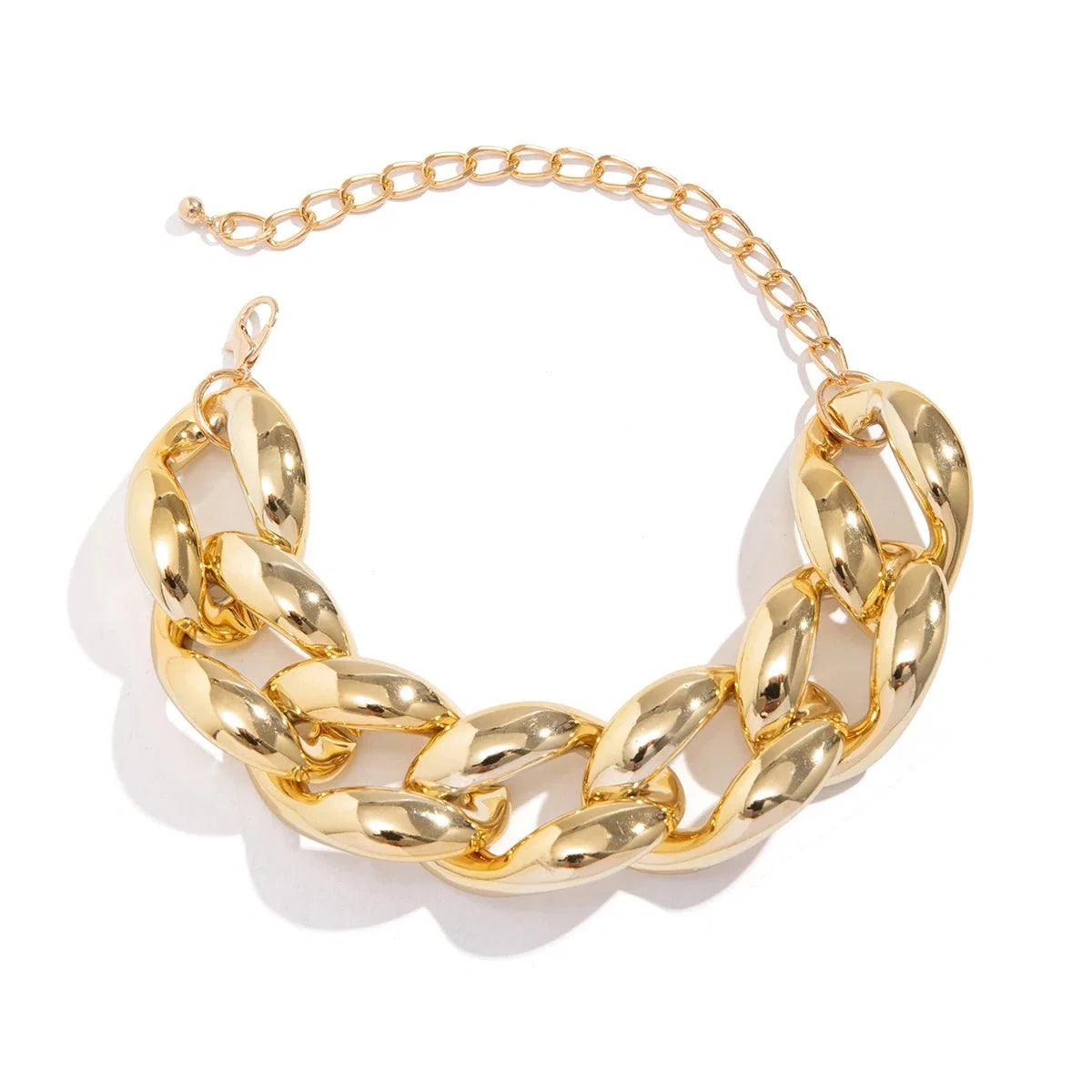 Chunky Cuban Link Choker-Necklaces-Yiyae-Yiyae