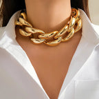Chunky Cuban Link Choker-Necklaces-Yiyae-Yiyae