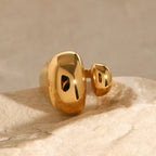 Chunky Open Square Ring-Rings-Yiyae-Yiyae
