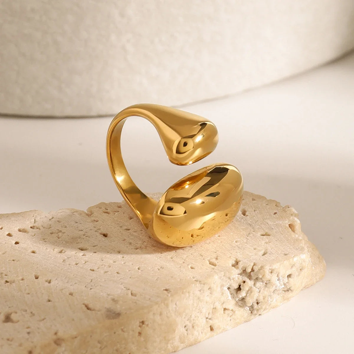 Chunky Open Square Ring-Rings-Yiyae-Yiyae