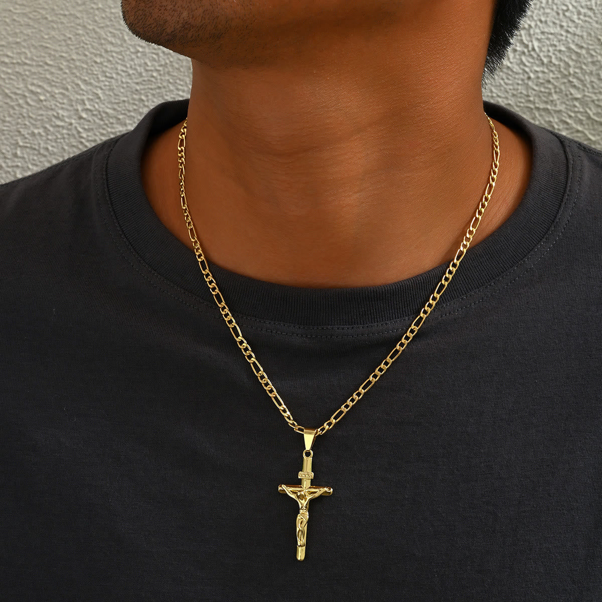 Classic Crucifix Necklace-Necklaces-Yiyae-Yiyae
