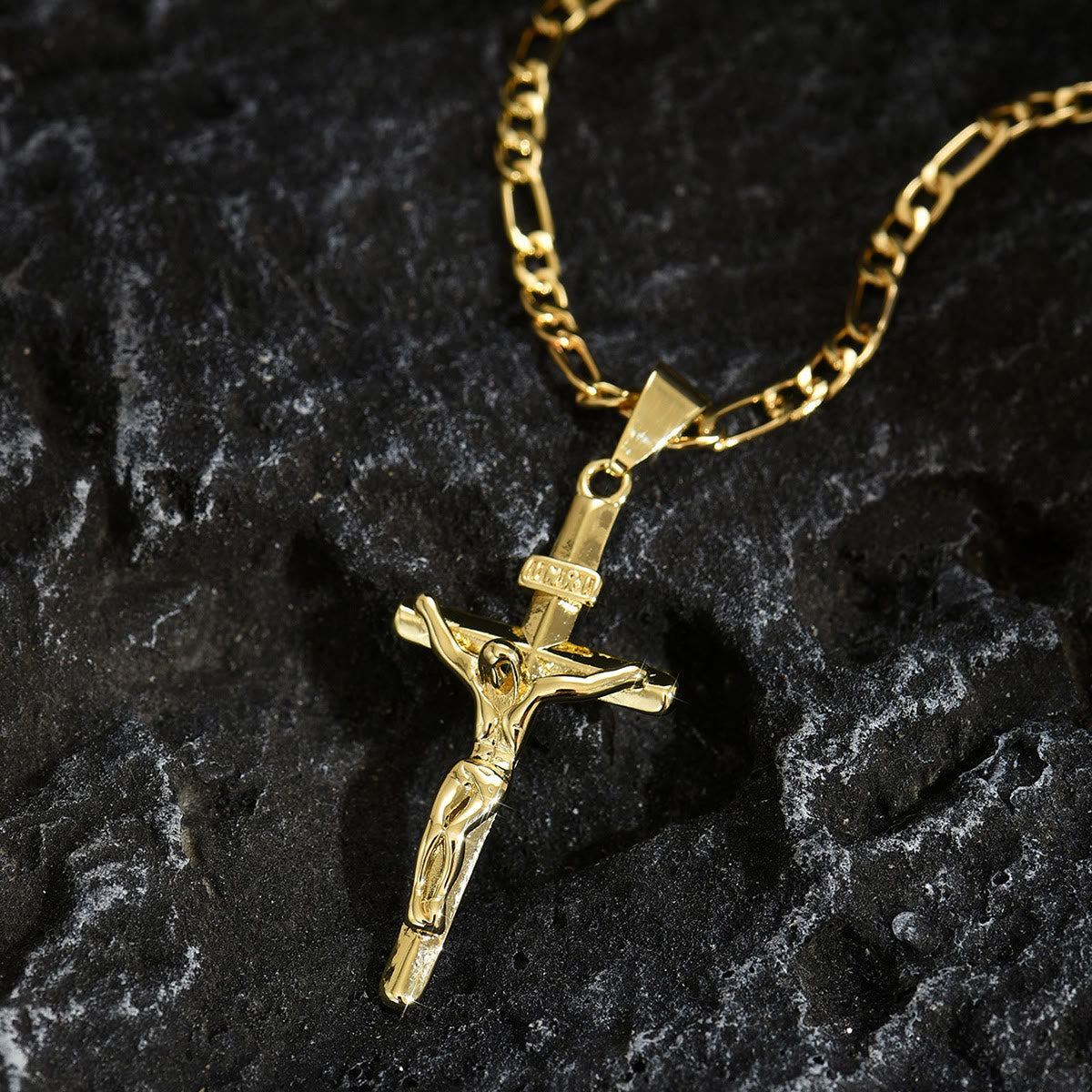 Classic Crucifix Necklace-Necklaces-Yiyae-Yiyae