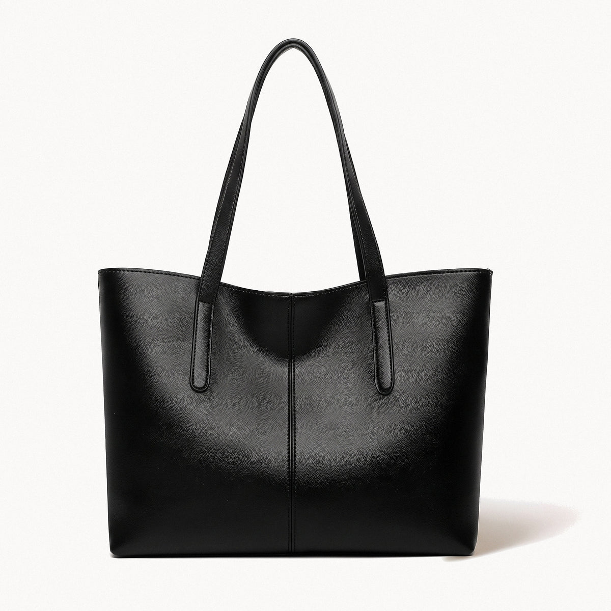 Classic Open Top Tote-Bags-Yiyae-Black-Yiyae
