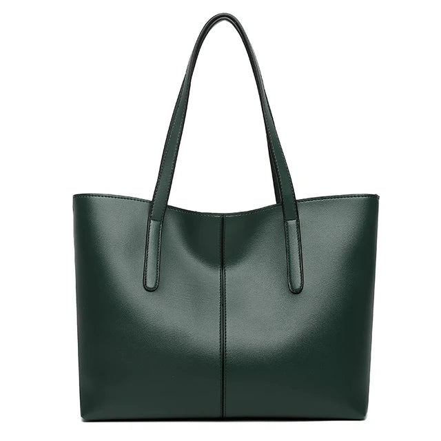 Classic Open Top Tote-Bags-Yiyae-Green-Yiyae