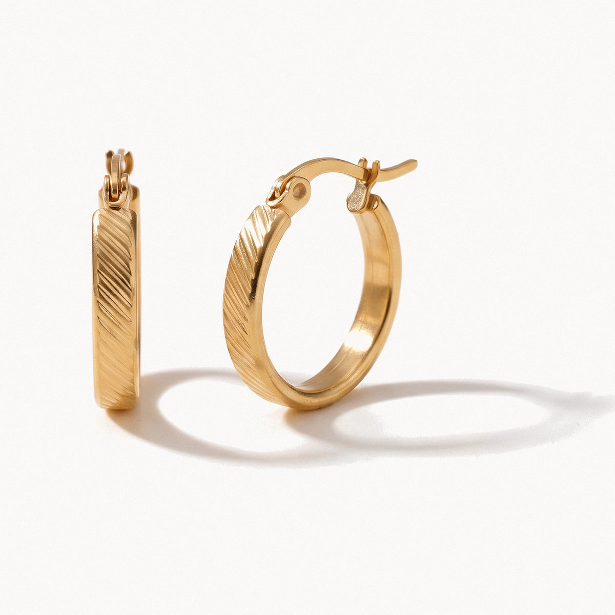 Classic Slim Hoops-Earrings-Yiyae-Gold-Yiyae