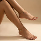 Clover Charm Anklet-Anklets-Yiyae-Yiyae
