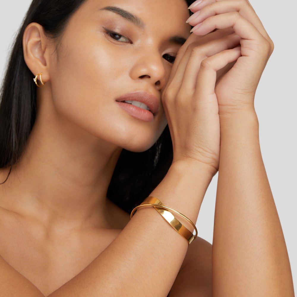 Crossover Cuff Bracelet