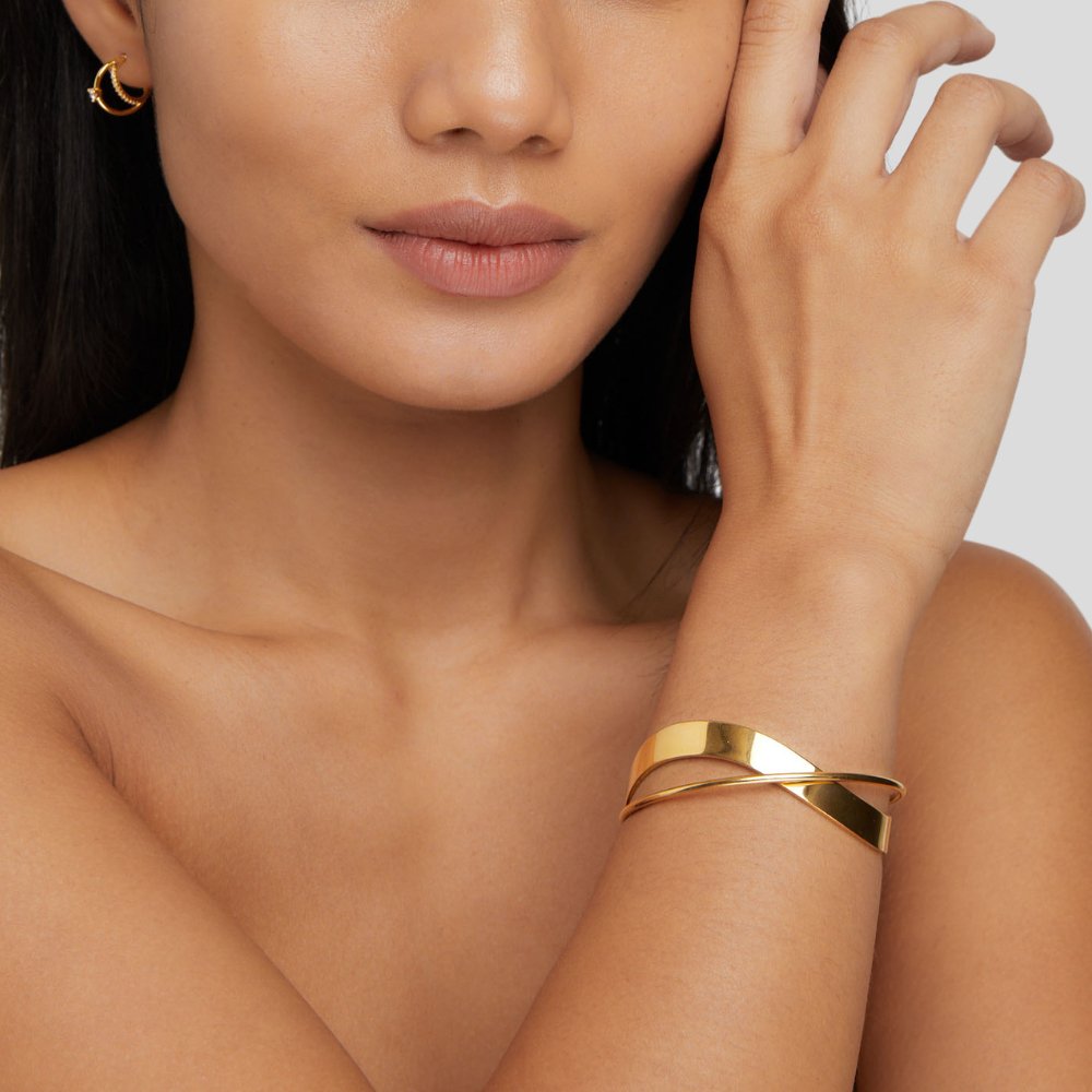 Crossover Cuff Bracelet