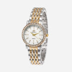 Crystal Bezel Bracelet Watch-Watches-Yiyae-Silver Gold-Yiyae