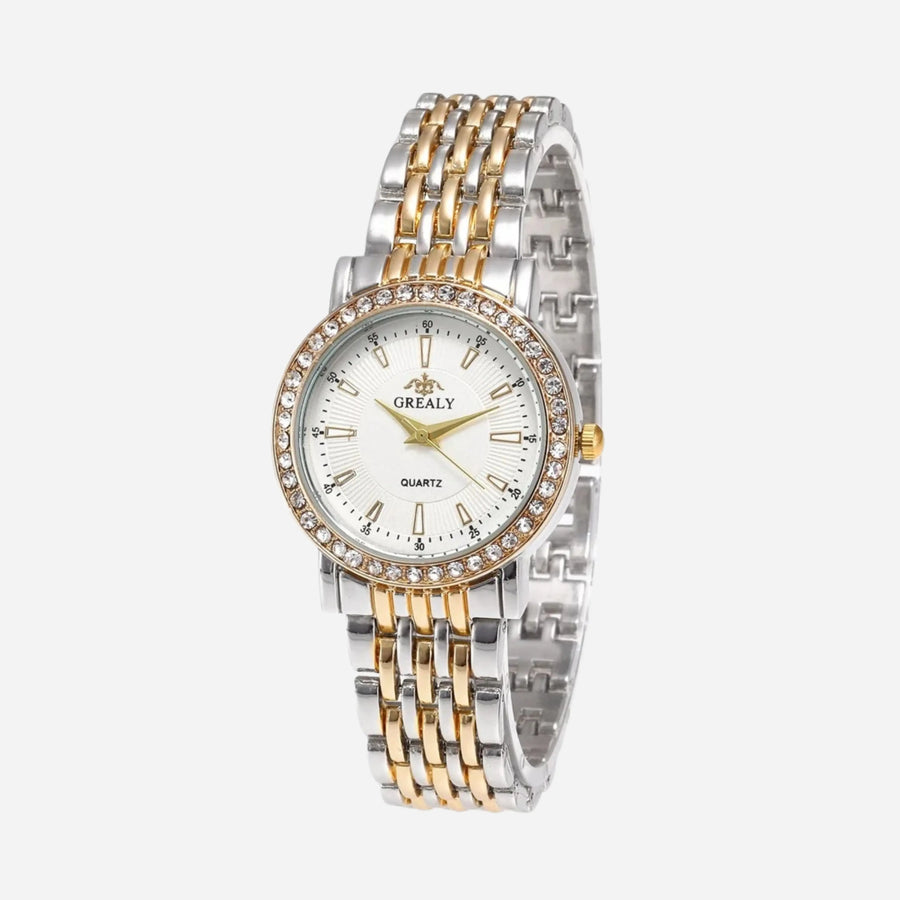 Crystal Bezel Bracelet Watch