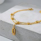 Crystal Charm Anklet-Anklets-Yiyae-Yiyae