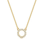 Crystal Circle Necklace-Necklaces-Yiyae-Yiyae