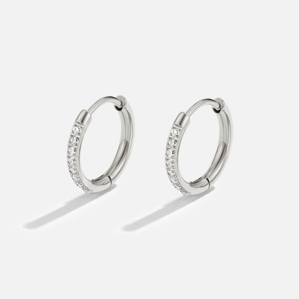 Crystal Eternity Hoops-Earrings-Yiyae-Yiyae