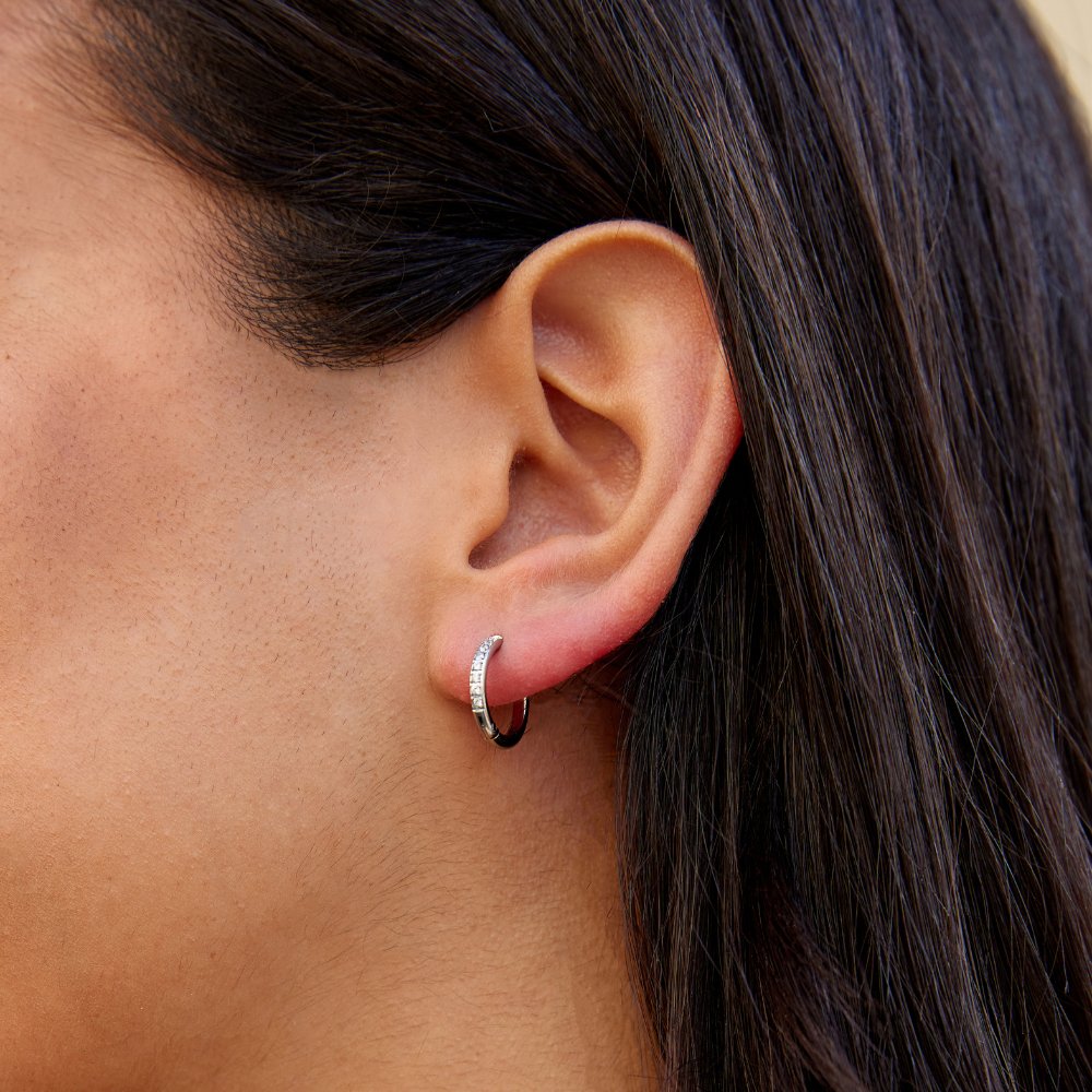 Crystal Eternity Hoops-Earrings-Yiyae-Yiyae